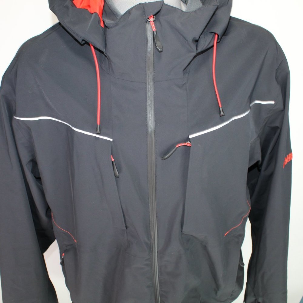 Duluth Trading Co Black Performance Jacket with Red Accents - Picture 5 of 13